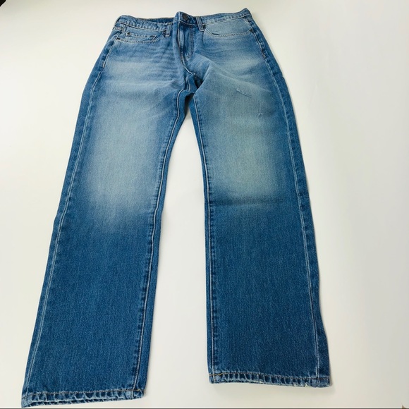 Goodthreads Straight Fit Jean Blue Destroyed New - Picture 4 of 8
